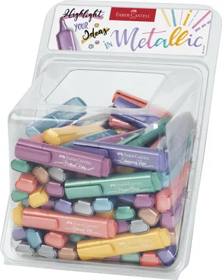 Immagine prodotto di FABER-CASTELL Textmarker TL 46 Metallic Würfel 100x