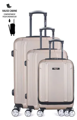 Produktbild von BLUESTAR – 3er-Set BALTIMORE-Koffer, 75 cm, 4 Rollen