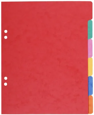 Produktbild von EXACOMPTA Karton-Register 220 x 170 mm 6-teilig