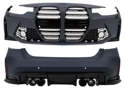 Produktbild von Bodykit für BMW 3er F30 11-19 Upgrade auf G20-Design Stoßstangen Endrohre.
