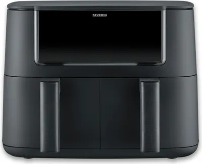Severin Heißluftfritteuse Black Line Dual FR 2463 schwarz