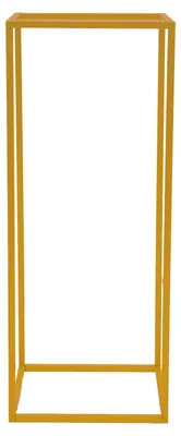 Immagine prodotto di Portavaso - Struttura decorativa geometrica - Set da 10 pezzi - Ferro - 24 × 24 × 60 cm - Oro - Ideale per matrimoni e feste