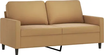 Produktbild von vidaXL 2-Sitzer-Sofa Braun 140 cm Samt