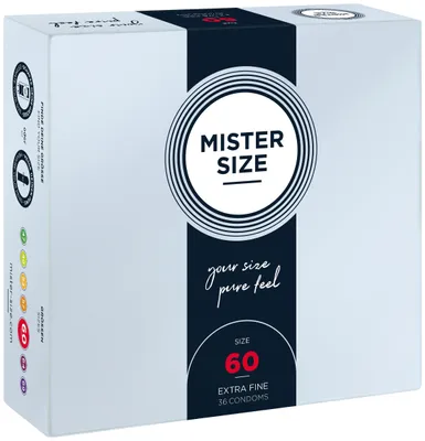 Produktbild von 36er Mister Size Kondome 60mm - Gefühlsecht & Extra Feucht