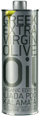 Obrázok produktu pre Iliada Organický extra panenský olivový olej 500 ml - za studena lisovaný, organický extra panenský olivový olej