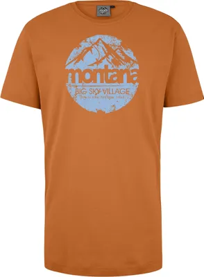 Produktbild von Übergrößen T-Shirt Sky Village Eisblau AHORN SPORTSWEAR dark orange 5XL