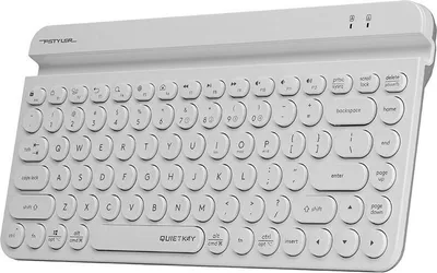 Produktbild von Drahtlose Tastatur A4tech FSTYLER FBK30 White 2.4GHz+BT (Silent) A4TKLA47187 (A4TKLA47187)