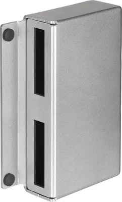 Produktbild von AMF Gegenkasten 144GS für Doppeltore, 173 x 119 x 40mm, Stahl blank