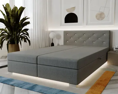 Obrázek produktu pro Americká postel 160x200 ROSIE 3 - šedá