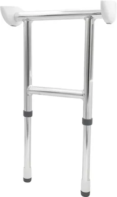 Produktbild von Ridder XL-Adapter für Dusch-Klappsitz Pro, chromfarben, Aluminium / PA / PE / TPR