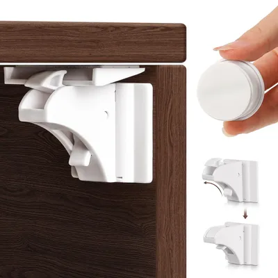Productafbeelding van Magnetische Kinderslot voor Kasten (15 Sloten met 3 Sleutels)