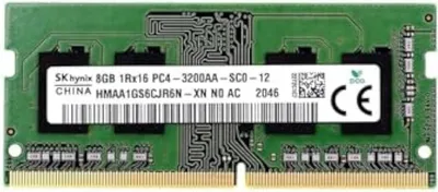Produktbild von SK Hynix 8GB SODIMM DDR4 3200 PC4 1Rx16 HMAA1GS6CJR6N-XN Laptop RAM Speicher