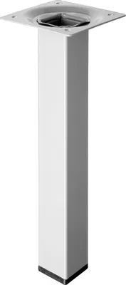 Produktbild von Hettich Tischbein 2,5 x 20 cm Stahl Aluminium-Optik - 1 Stück
