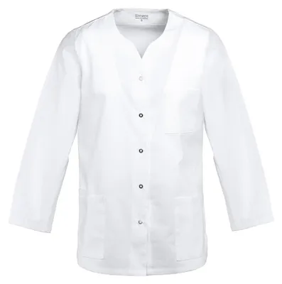 Produktbild von Damen Kasack weiß, Gr. 3XL : 3XL : weiß : 50% Baumwolle 50% Polyester