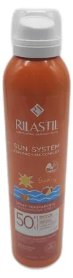 Produktbild von Rilastil Sun System Baby Transparent Spray Sonnenschutz Kinder SPF50 Schutz
