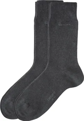 Produktbild von Camano Uni-Socken 2 Paar mit Softbund anthrazit 47 - 49
