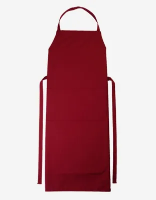 Zdjęcie produktu dla CG Workwear 00130-01 | Fartuch śliniaczek Verona 110 x 75 cm - Można prać w temperaturze do 95°C - Kolor: wiśniowy - Rozmiar: 110 x 75 cm