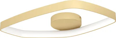 Produktbild von VALLEROSA Wand-/Deckenleuchte Lampe Beleuchtung - L58 x B33,5 x H7,5 cm - messing-gebürstet - IP20