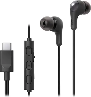 Produktbild von USB Typ-C kabelgebundener Kopfhörer mit kraftvollem und kristallklarem Klang, praktischem Mikrofon und 3-Tasten-Fernbedienung in äußerst kompakter