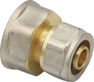 Produktbild von Pipetec Schraubfitting Übergang Kupplung 16x2 mm 3/4 Zoll IG Verbundrohr