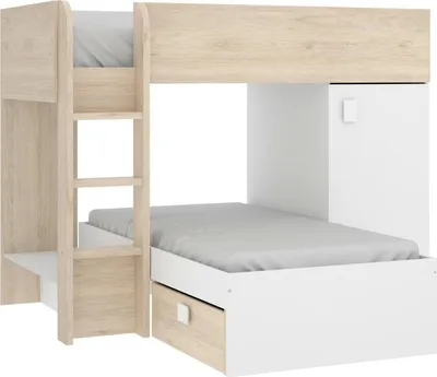 Image de Pax - Ensemble Chambre, 255x112x150h cm Blanc, 2 Tiroirs