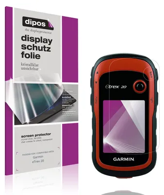 Produktbild von 2x Schutzfolie für Garmin eTrex 20 klar Displayschutzfolie Folie Display Schutz dipos