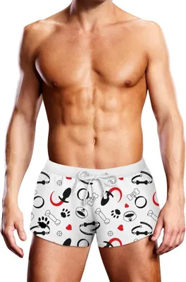 Zdjęcie produktu dla Prowler Gaywatch Bokserki kąpielowe męskie L czarno-czerwone
