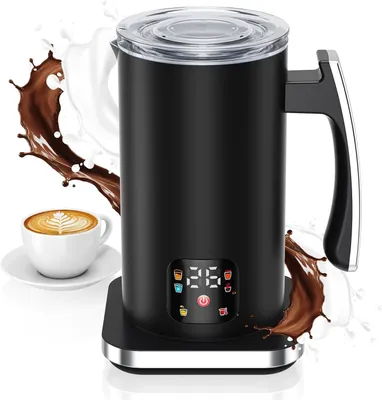 Produktbild von Milchaufschäumer 6-in-1, Milchschäumer, Milk frother 420ml, Milchaufschäumer, Milch aufschäumer, Milchsufschäumer, Milchaufschäumer elektrisch