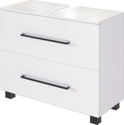 Produktbild von Waschbecken Unterschrank MANLY-03 weiß B/H/T: 70/58/35 cm