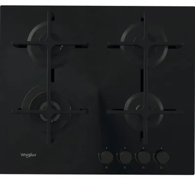Obrázok produktu pre Whirlpool AKT 627/NB1, Čierna, Vstavaný, 59 cm, Plynový, 4 zone(s), 4 zone(s)