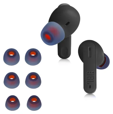 Produktbild von kwmobile 6x Polster kompatibel mit JBL Tune 230 NC TWS / T230NC - 3 Größen - Silikon Ohrstöpsel In-Ear Kopfhörer