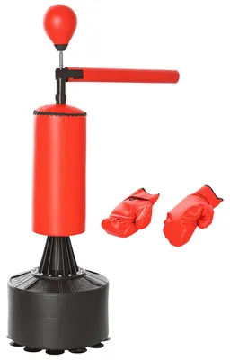 Immagine prodotto di Supporto per sacco da boxe - Palo per boxe - Sacco da boxe - Attrezzatura per allenamento di boxe - Sacco da boxe - Altezza regolabile da 155 a 205 cm