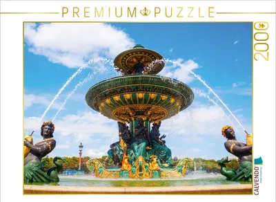 Produktbild von CALVENDO Puzzle Ein Motiv aus dem Kalender Brunnen - eine Bildersammlung 2000 Teile Puzzle quer | 2000 Teile Lege-Größe 90x67cm Foto-Puzzle für glückliche Stunden