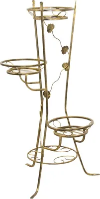Produktbild von Blumenständer Antik Goldfarben