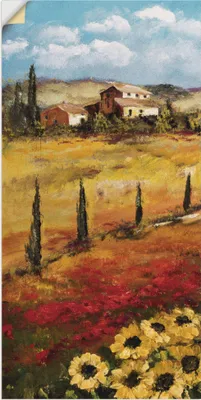 Produktbild von ARTland Wandbild, selbstklebend Toskana Größe: 20x40 cm