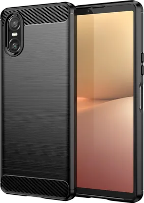 Produktbild von Hülle für Sony Xperia 10 VI Handyhülle Carbon Bumper Handy Tasche Backcover TPU