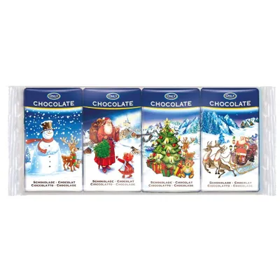 Produktbild von ONLY Weihnachts-Milchschokolade 4 x 15 g