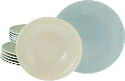 Obrázok produktu pre CreaTable, 24033, Valencia Pastell, Tafelservice 12-tlg, Porzellan
