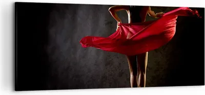 Produktbild von Bild auf Leinwand - Leinwandbild - Schönheit Körper Tänzer Mädchen - 120x50cm - Wand Bild - Wanddeko - Leinwanddruck - Bilder - Kunstdruck - Leinwand bilder - Wandkunst - AB120x50-2160
