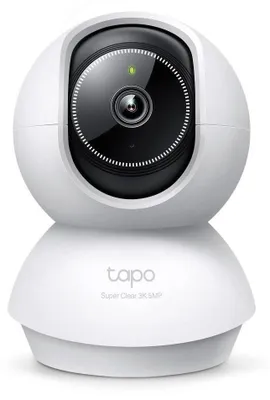 Obrázok produktu pre TP-Link Tapo C230, IP bezpečnostná kamera, Vnútorný, Bezdrôtový, Amazon Alexa & Google Assistant, Strop/stôl, Biela