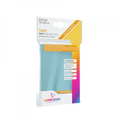 Produktbild von Gamegenic Prime Tarot-Sized Sleeves Kartenschutzhüllen 73x122mm (50 Stück)