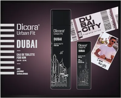 Produktbild von Dicora Urban Fit Geschenkset Dubai Eau de Toilette für ihn 100ml+30ml