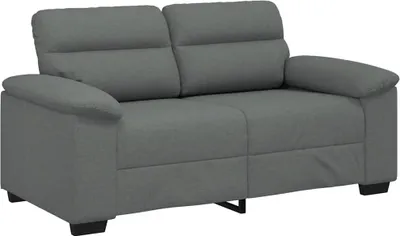 Produktbild von 2-Sitzer-Sofa Dunkelgrau 160x81x84 cm Stoff