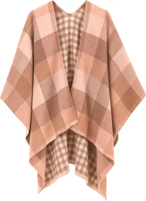 Produktbild von Poncho Karo kuschelweich,  Italy von collezione alessandro