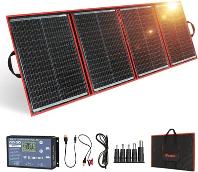 Zdjęcie produktu dla Panel solarny, przenośny i składany, o elastycznym zastosowaniu, moc 200W