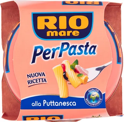 Produktbild von Rio Mare Per Pasta Puttanesca Thunfisch in Olivenöl mit Gemüse 160 gr.