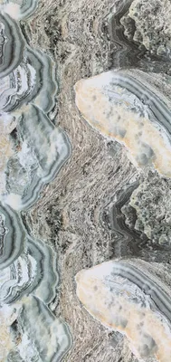 Produktbild von PVC Wandpaneel Duschrückwand Onyx-Green in Marmor-Optik Hochglanz - 122x244cm