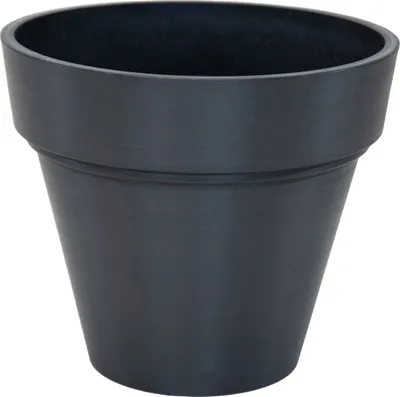 Produktbild von Ecostone Pflanztopf aus recyceltem Material rund 38 cm Blumenkübel Blumentopf innen und außen