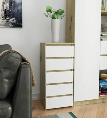 Produktbild von Kommode VALESTRA – Artisan Eiche / Weiß