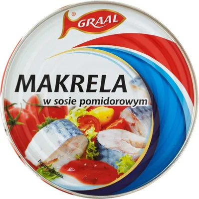 Zdjęcie produktu dla Graal Makrela w sosie pomidorowym 300 G